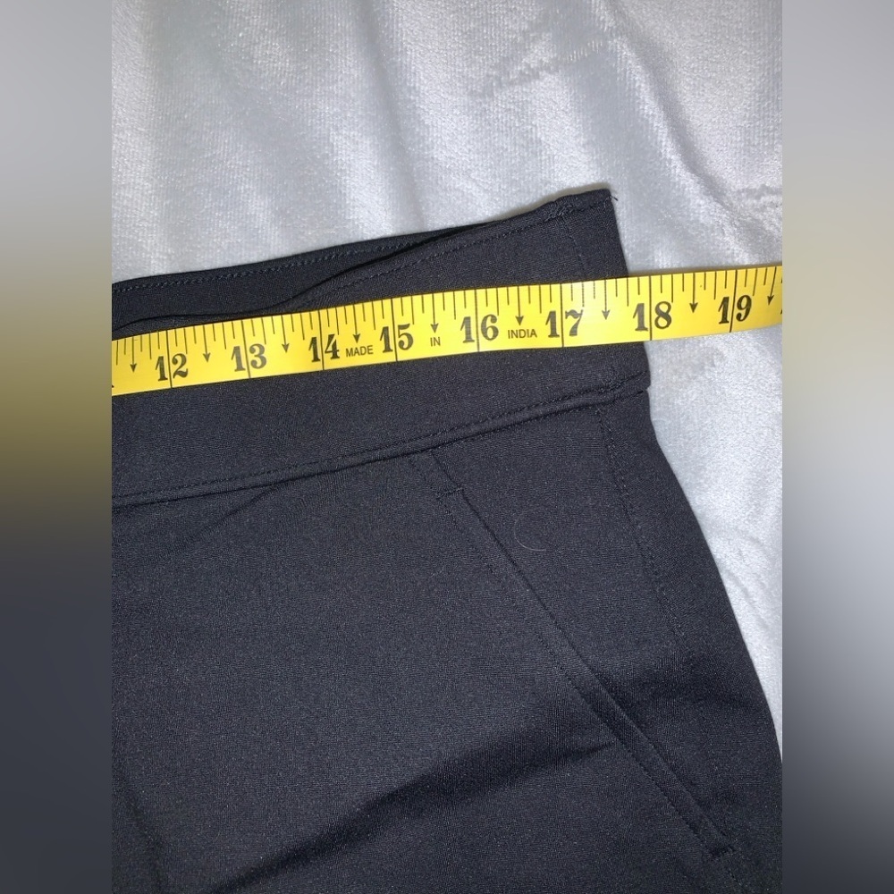 SPANX black wide leg pull on pants size 1x EUC smooth ponte trouser - Picture 3 of 7